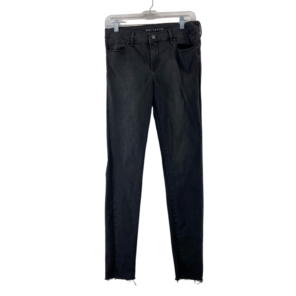 Mott & Bow Black Mid Rise Skinny Jeans Size 29